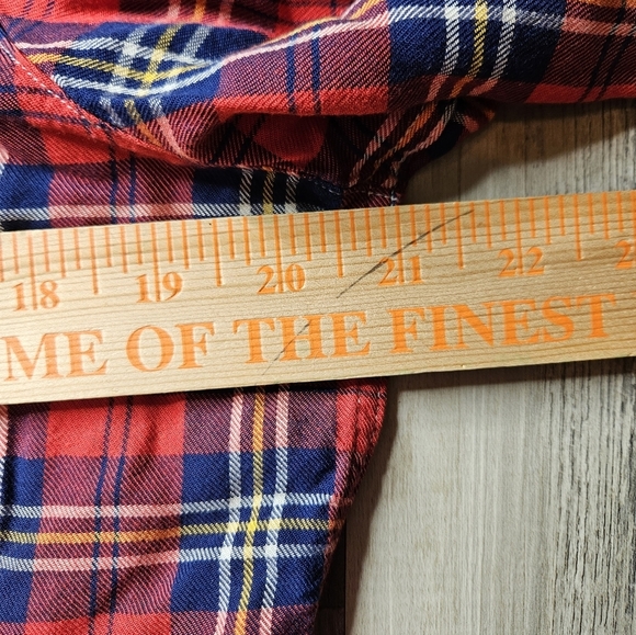 Frank & Eileen Relaxed Button Up Shirt Red Plaid Women's XS - Picture 14 of 16